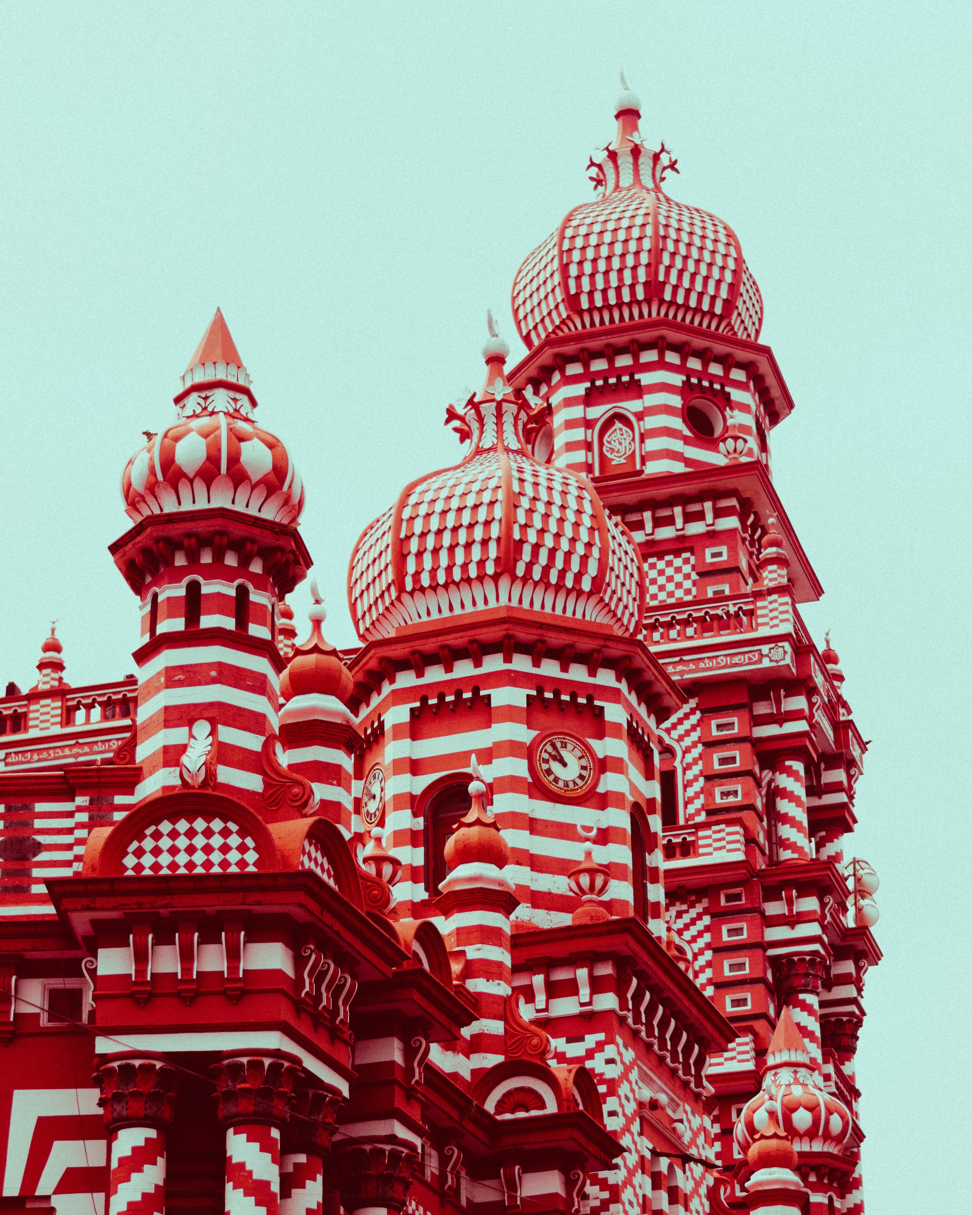 Grand historic church facade reflecting centuries of cultural heritage in Sri Lanka.