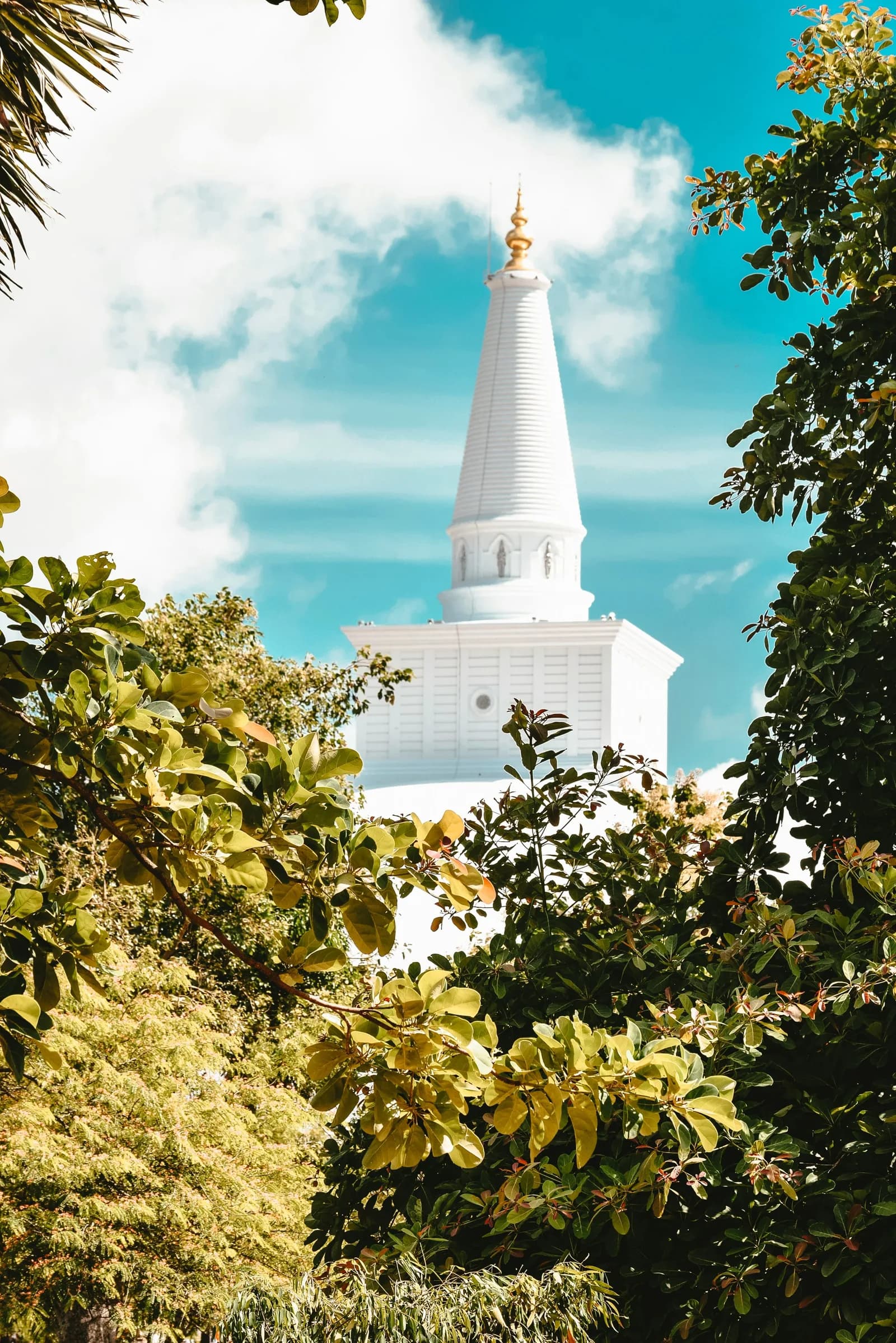 Ancient sacred temple in Sri Lanka.