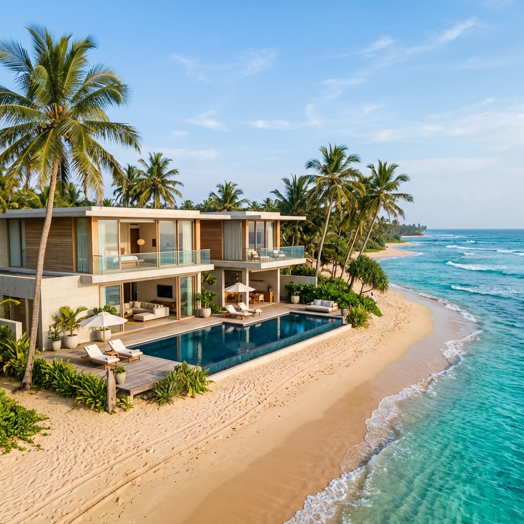 Amanwella resort private pool suite overlooking Tangalle Bay Sri Lanka